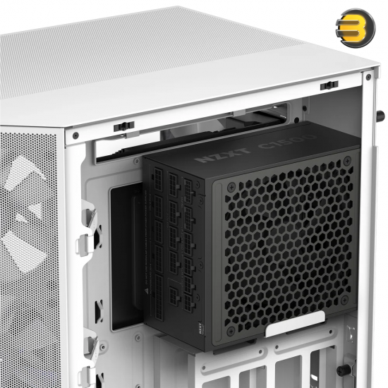NZXT C1500 Platinum ATX 3.1 1500W fully modular power supply with 100% Japanese capacitors, 140mm ML bearing fan, Zero Fan mode, and dual 16-Pin PCIe 5.1 connectors