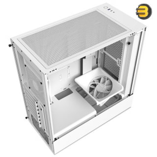 NZXT H5 Flow - All White CC-H51FW-01 White SGCC Steel