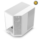 NZXT H6 FLOW Compact Dual-Chamber Mid-Tower Airflow Case, White, CC-H61FW-01