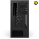 NZXT H5 Flow RGB Black compact mid-tower PC case with ultra-clear tempered glass, included F360 RGB Core front fan, and high-performance mesh filters
