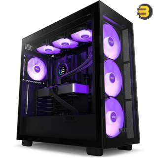 NZXT Kraken Elite RGB 360mm - RL-KR36E-B1– RGB AIO CPU Liquid Cooler – Customizable LCD Display - 3 x F120RGB Core Fans Radiator Fans White LGA 1700 / AM5 Compatible