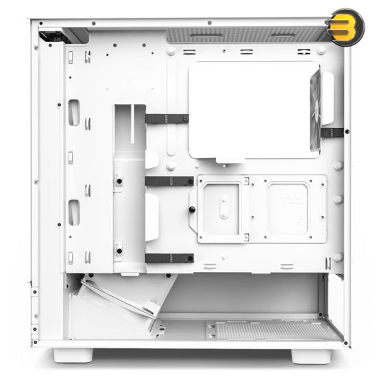 NZXT H5 Flow - All White CC-H51FW-01 White SGCC Steel, Tempered Glass ATX, Micro-ATX, mini-ITX Computer Cases