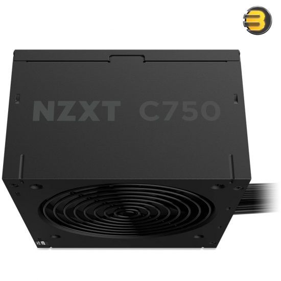NZXT C750 Bronze ATX 3.1 750W 80 PLUS Bronze Power Supply NZXT C750 Bronze ATX 3.1 750W non-modular power supply with native PCIe Gen 5.1 12V-2x6 connector, 120mm FDB PWM fan, and flat black ribbon cables