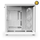 NZXT H9 Flow RGB White Large Dual-Chamber Mid-Tower PC Case NZXT H9 Flow RGB White large dual-chamber mid-tower PC case with dark tinted tempered glass, F420 RGB Core front fan, and back-connect ATX motherboard support
