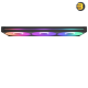 NZXT F420 RGB Core 420mm single-frame RGB case fan unit in matte black with hub-mounted addressable LEDs, fluid dynamic bearing, and single-cable PWM setup