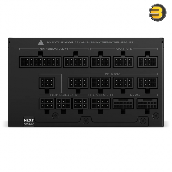 NZXT C1500 Platinum ATX 3.1 1500W fully modular power supply with 100% Japanese capacitors, 140mm ML bearing fan, Zero Fan mode, and dual 16-Pin PCIe 5.1 connectors