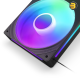 NZXT F360 RGB Core 360mm Single-Frame RGB PWM Fan Unit NZXT F360 RGB Core 360mm single-frame RGB case fan unit in matte black with hub-mounted addressable LEDs, fluid dynamic bearing, and single-cable PWM setup