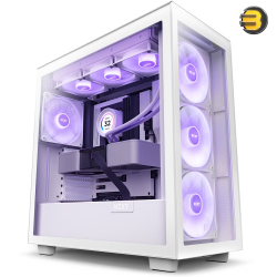 NZXT H Series H7 Elite Edition ATX Mid Tower Chassis White color 