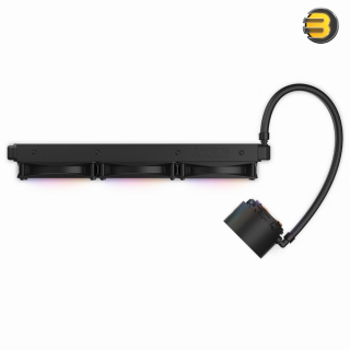 NZXT Kraken Elite RGB 360mm - RL-KR36E-B1– RGB AIO CPU Liquid Cooler – Customizable LCD Display - 3 x F120RGB Core Fans Radiator Fans White LGA 1700 / AM5 Compatible