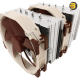 Noctua NH-D15 CPU Cooler Dual Tower — 6 Heatpipes, 2x NF-A15 140mm PWM Fans (1500 RPM, 24.6 dB), 165mm Height, Copper & Aluminum, SecuFirm2 Mount, Intel LGA1700/1200/115X/2066 & AMD AM5/AM4 Noctua NH-D15 CPU Cooler Dual Tower — 6 Heatpipes, 2x NF-A15 140mm PWM Fans (1500 RPM, 24.6 dB), 165mm Height, Copper & Aluminum, SecuFirm2 Mount, Intel LGA1700/1200/115X/2066 & AMD AM5/AM4