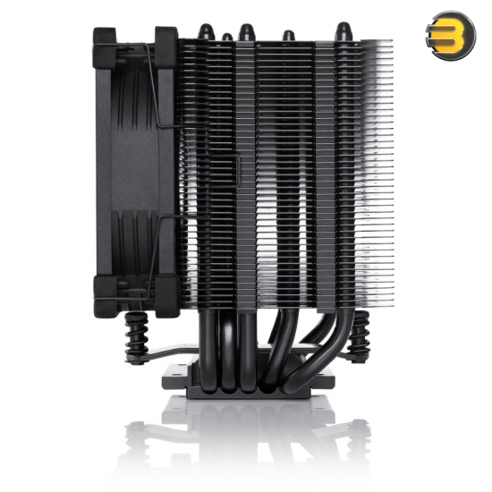 Noctua NH-U9S chromax.black 92mm Single-Tower CPU Cooler with 5 Heatpipes — Black Coated Heatsink, NF-A9 PWM chromax.black Fan, SecuFirm2 Mounting for Intel & AMD, NT-H1 Thermal Compound, 125mm Height, Quiet Operation