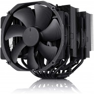 Noctua NH-D15 chromax.black CPU Cooler Dual-Tower — 6 Heatpipes, 2x NF-A15 140mm PWM Fans (1500 RPM, 24.6 dB), 165mm Height, Black, SecuFirm2 Mount, Intel LGA1700/1200/115X/2066 & AMD AM5/AM4