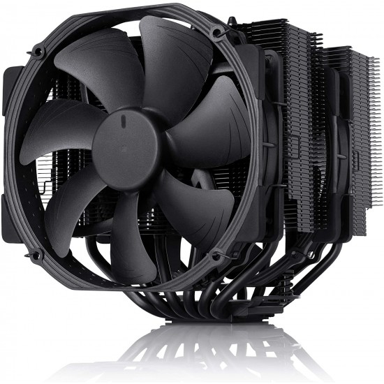 Noctua NH-D15 chromax.black, 140mm dual-tower CPU cooler (Black)
