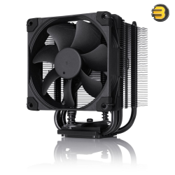 Noctua NH-U9S chromax.black 92mm Single-Tower CPU Cooler with 5 Heatpipes — Black Coated Heatsink, NF-A9 PWM chromax.black Fan, SecuFirm2 Mounting for Intel & AMD, NT-H1 Thermal Compound, 125mm Height, Quiet Operation