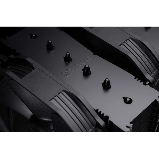 Noctua NH-D15 chromax.black, 140mm dual-tower CPU cooler (Black)