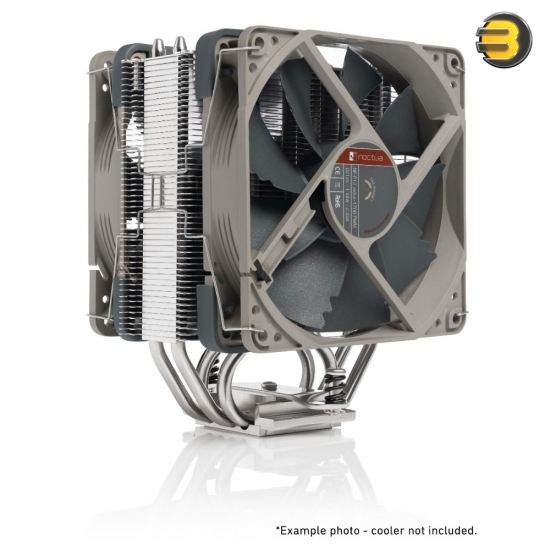 Noctua NA-FK1 redux Second Fan Upgrade Kit for NH-U12S redux CPU Cooler — Includes Second NF-P12 redux-1700 PWM 120mm Fan, Anti-Vibration Pads, Fan Mounting Clips, 4-Pin PWM Y-Cable, Two Low-Noise Adaptors, Enhances Cooling Performance and Reduces Noise