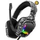 ONIKUMA K20 Wired Gaming Headsets With Microphone RGB Light