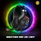 Onikuma K10 7.1 Surround Sound RGB Wired Gaming Headset — 50mm Drivers, Noise-Cancelling Omnidirectional Mic, Soft Over-Ear Cushions, Durable 2.2m Nylon Braided Cable, Multi-Platform Compatible with PC, PS4, Xbox, Xbox One