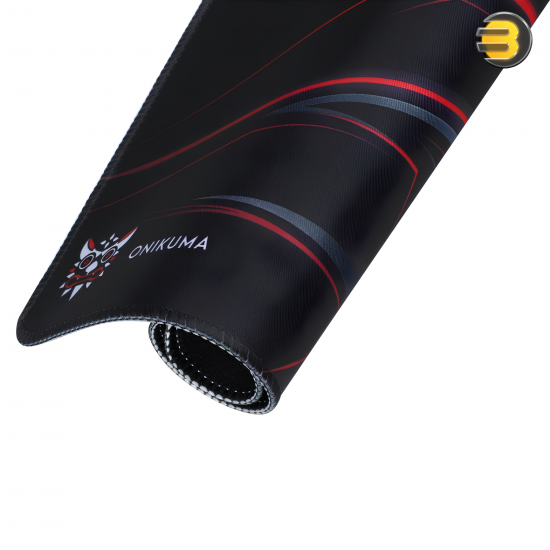 Onikuma MP002 Gaming Mouse Pad 350x300x2mm — Black/Red, Non-Slip Rubber Base, Smooth and Durable Surface for Precise Mouse Control, Comfortable for Long Gaming Sessions, Optimized for Speed and Accuracy Onikuma MP002 Gaming Mouse Pad 350x300x2mm — Black/Red, Non-Slip Rubber Base, Smooth and Durable Surface for Precise Mouse Control, Comfortable for Long Gaming Sessions, Optimized for Speed and Accuracy
