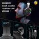 Onikuma K10 7.1 Surround Sound RGB Wired Gaming Headset — 50mm Drivers, Noise-Cancelling Omnidirectional Mic, Soft Over-Ear Cushions, Durable 2.2m Nylon Braided Cable, Multi-Platform Compatible with PC, PS4, Xbox, Xbox One