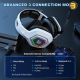 ONIKUMA B100 Tri-Mode RGB Wireless Gaming Headset (Black & White) — 50mm Dual Neodymium Drivers, 2.4GHz USB, Bluetooth 5.3 & Wired 3.5mm Connectivity, Noise-Canceling Rotatable Mic, 60H Battery Life ONIKUMA B100 Tri-Mode RGB Wireless Gaming Headset (Black & White) — 50mm Dual Neodymium Drivers, 2.4GHz USB, Bluetooth 5.3 & Wired 3.5mm Connectivity, Noise-Canceling Rotatable Mic, 60H Battery Life