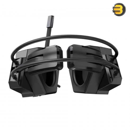 ONIKUMA X20 RGB Gaming Headset, 7.1 Surround Sound — Noise-Canceling Microphone, 50mm Drivers, Dynamic RGB Lighting on Earcups, Comfortable Over-Ear Design, USB + 3.5mm Connectivity, Compatible with PC, PS4, Xbox, Mobile, In-Line Volume and Mic Control