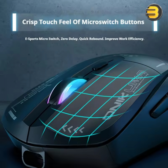 ONIKUMA CW917 RGB Dual Mode Gaming Mouse Wired & 2.4GHz Wireless — Adjustable DPI 800-4800, 6 Programmable Buttons, RGB Lighting, Ergonomic Design, Black ONIKUMA CW917 RGB Dual Mode Gaming Mouse Wired & 2.4GHz Wireless — Adjustable DPI 800-4800, 6 Programmable Buttons, RGB Lighting, Ergonomic Design, Black