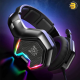 Onikuma K10 7.1 Surround Sound RGB Wired Gaming Headset — 50mm Drivers, Noise-Cancelling Omnidirectional Mic, Soft Over-Ear Cushions, Durable 2.2m Nylon Braided Cable, Multi-Platform Compatible with PC, PS4, Xbox, Xbox One