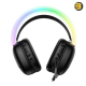 ONIKUMA X33 Head-mounted RGB Light E-Sports Gaming Headset (Black) — 50mm Drivers, USB Type-C Connection, Surround Sound, Noise Reduction Omnidirectional Mic, In-line Volume & Mic Control, Soft Earpads, 2.2m Cable, Compatible PC, Mac, PS4, Xbox, Mobil