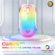 ONIKUMA CW925 RGB Backlit Wired Gaming Mouse White — Lightweight Ergonomic Design, Optical Sensor A825, Customizable DPI up to 12800, Durable 20 Million Click Lifespan, 7 Programmable Buttons, Fast Response, Full RGB Lighting, Comfortable Grip