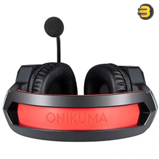 ONIKUMA K8 Wired Stereo Gaming Headset, 50mm Drivers — Omnidirectional Noise-Cancelling Mic, USB + 3.5mm Connectivity, Soft Over-Ear Cushions, LED Lighting, Compatible with PC, PS4, Xbox, Laptop, Mac, Comfortable & Durable Design