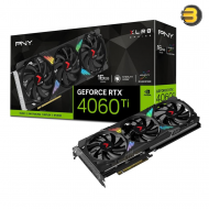 PNY GeForce RTX 4060 Ti 16GB XLR8 Gaming Verto RGB Triple Fan Graphics Card DLSS 3