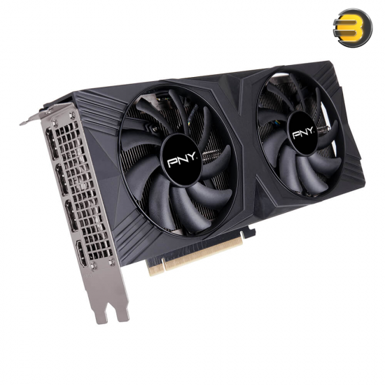 PNY RTX 4070 SUPER 12GB OC DF VERTO — 192-Bit GDDR6X - 1 x HDMI 2.1 - 3 x DisplayPort 1.4a - 7168 Cores CUDA Cores - PCI Express 4.0 x16