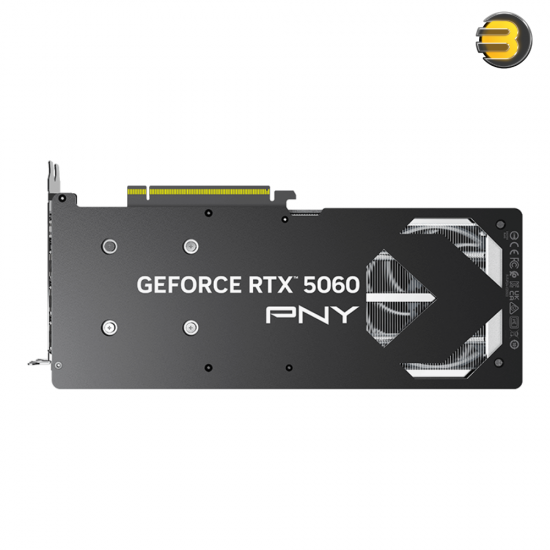 PNY GeForce RTX 5060 8GB ARGB EPIC-X RGB Overclocked Triple-Fan Graphics Card – 3840 CUDA Cores, GDDR7 28 Gbps, PCIe 5.0, 3× DisplayPort 2.1b + HDMI 2.1b, SKU: VCG50608TFXXPB1-O