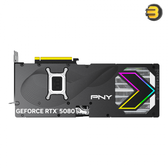 PNY GeForce RTX 5080 ARGB EPIC‑X RGB Overclocked Triple Fan 16GB GDDR7 Graphics Card PNY GeForce RTX 5080 ARGB EPIC‑X RGB Overclocked Triple Fan 16GB GDDR7 Graphics Card