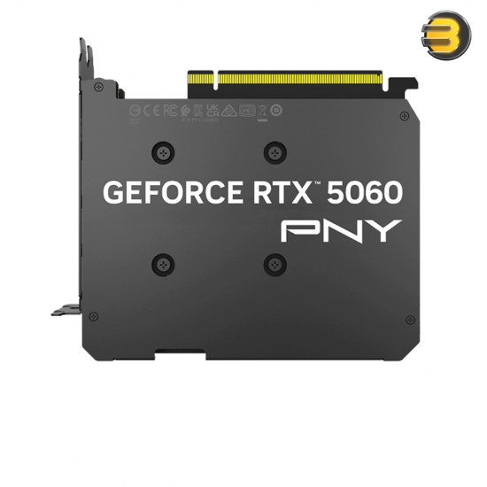 PNY GeForce RTX 5060 8GB GDDR7 Single Fan – Blackwell & 2497 MHz Boost