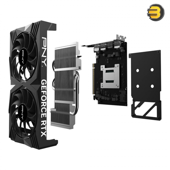 PNY RTX 4060 8GB VERTO Dual Fan —  128-Bit Memory - 3072 CUDA Cores - PCI-Express 4.0 x16