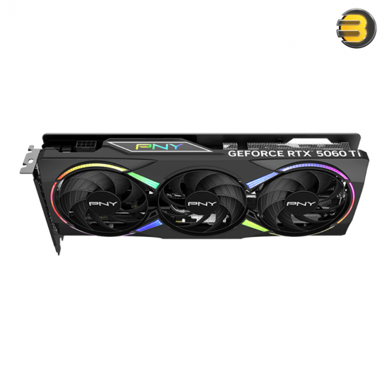 PNY GeForce RTX 5060 Ti 8GB GDDR7 OC Triple Fan PNY GeForce RTX 5060 Ti 8GB GDDR7 OC – Blackwell & 2572 MHz Boost