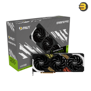Palit GeForce RTX 4070 Ti GamingPro 12GB GDDR6X 192-Bit PCIe 4.0 Desktop Graphics Card