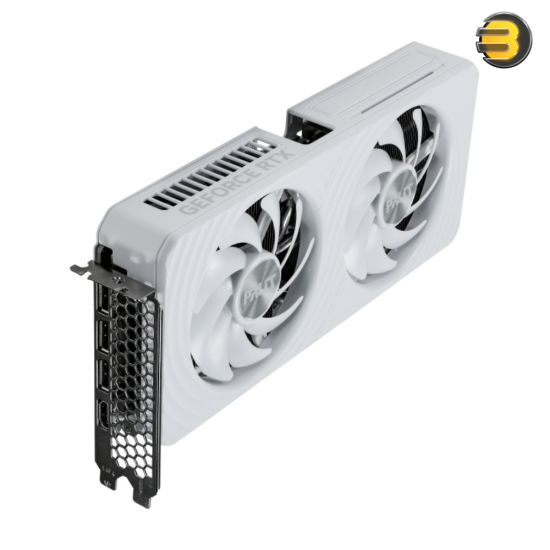 Palit GeForce RTX 5060 Ti White OC 16GB GDDR7 Graphics Card – NVIDIA Blackwell Architecture, 4352 CUDA Cores, Triple-Fan White Cooling System, DLSS 4, Ray Tracing, PCIe 4.0, RGB Lighting Palit GeForce RTX 5060 Ti White OC 16GB GDDR7 Graphics Card – NVIDIA Blackwell Architecture, 4352 CUDA Cores, Triple-Fan White Cooling System, DLSS 4, Ray Tracing, PCIe 4.0, RGB Lighting