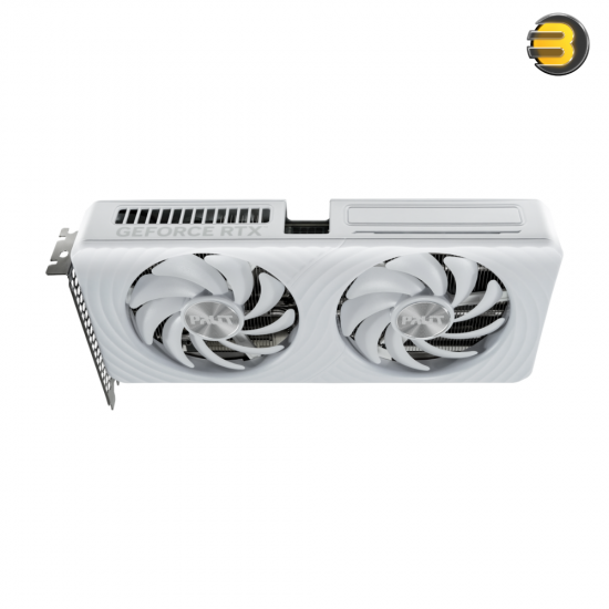 Palit GeForce RTX 5060 White OC 8GB GDDR7 Graphics Card – NVIDIA Blackwell Architecture, 3840 CUDA Cores, Twin 95mm Fans, 2-Slot Compact Design, DLSS 4, Ray Tracing Palit GeForce RTX 5060 White OC 8GB GDDR7 Graphics Card – NVIDIA Blackwell Architecture, 3840 CUDA Cores, Twin 95mm Fans, 2-Slot Compact Design, DLSS 4, Ray Tracing