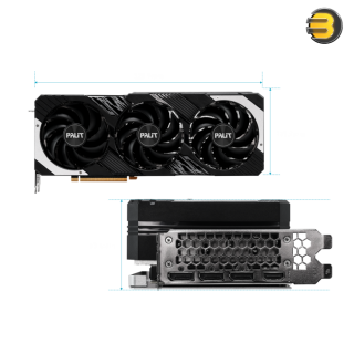 Palit GeForce RTX 4080 GamingPro NED4080019T2-1032A 16GB GDDR6X 256-bit PCIe 4.0 Desktop Graphics Card' Palit GeForce RTX 4080 GamingPro NED4080019T2-1032A 16GB GDDR6X 256-bit PCIe 4.0 Desktop Graphics Card'