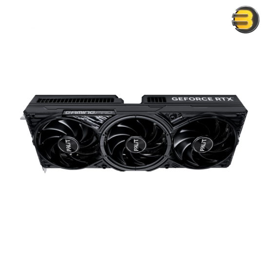 Palit GeForce RTX 5070 GamingPro 12GB GDDR7 — 6144 CUDA Cores, NVIDIA Blackwell Architecture, 192-bit, 28 Gbps, 2512 MHz Boost Clock, PCIe 5.0, Triple TurboFan 4.0, ARGB Sync, Dual BIOS, Air Deflector, Composite Heat Pipes, HDMI 2.1b & DisplayPort 2.1