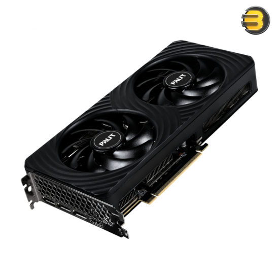 Palit GeForce RTX 5060 Dual OC, 8GB GDDR7 — 3840 CUDA Cores, 128-bit, 28 Gbps Memory Speed, NVIDIA Blackwell Architecture, PCIe 5.0, Dual Axial-Tech Fans, 2535 MHz Boost Clock, HDMI 2.1b, 3x DisplayPort 2.1b, 2-Slot Cooling, Real-Time Ray Tracing, DLSS 4