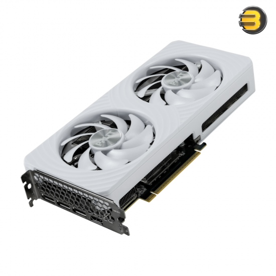 Palit GeForce RTX 5060 White OC 8GB GDDR7 Graphics Card – NVIDIA Blackwell Architecture, 3840 CUDA Cores, Twin 95mm Fans, 2-Slot Compact Design, DLSS 4, Ray Tracing Palit GeForce RTX 5060 White OC 8GB GDDR7 Graphics Card – NVIDIA Blackwell Architecture, 3840 CUDA Cores, Twin 95mm Fans, 2-Slot Compact Design, DLSS 4, Ray Tracing
