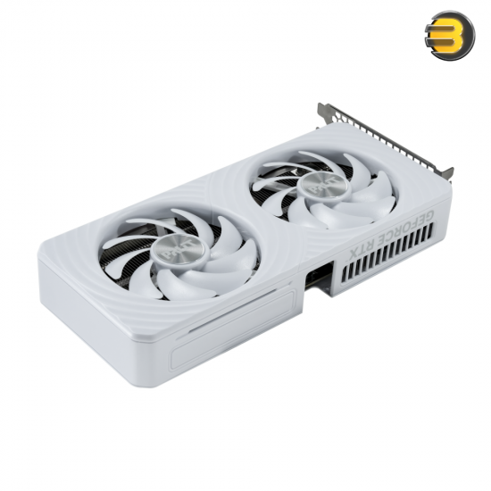 Palit GeForce RTX 5060 White OC 8GB GDDR7 Graphics Card – NVIDIA Blackwell Architecture, 3840 CUDA Cores, Twin 95mm Fans, 2-Slot Compact Design, DLSS 4, Ray Tracing Palit GeForce RTX 5060 White OC 8GB GDDR7 Graphics Card – NVIDIA Blackwell Architecture, 3840 CUDA Cores, Twin 95mm Fans, 2-Slot Compact Design, DLSS 4, Ray Tracing