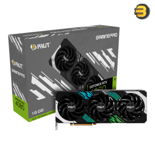 Palit GeForce RTX 4080 GamingPro NED4080019T2-1032A 16GB GDDR6X 256-bit PCIe 4.0 Desktop Graphics Card' Palit GeForce RTX 4080 GamingPro NED4080019T2-1032A 16GB GDDR6X 256-bit PCIe 4.0 Desktop Graphics Card'