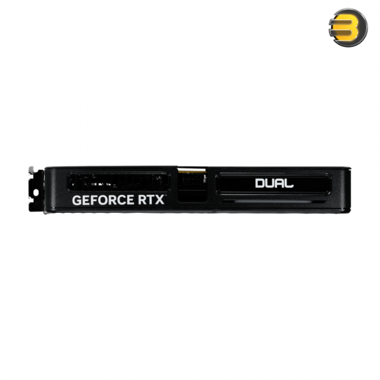 Palit GeForce RTX 5050 Dual OC 8GB GDDR6 — NVIDIA Blackwell Architecture, 2560 CUDA Cores, 128-bit Memory Interface, 20 Gbps Memory Speed, 2572 MHz Boost Clock, PCIe 5.0, Dual Axial Fans, 2-Slot Cooling, HDMI 2.1b, 3x DisplayPort 2.1b, DLSS 4, Real-Time R