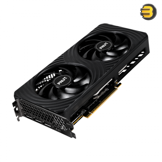 Palit GeForce RTX 5050 Dual 8GB GDDR6 — NVIDIA Blackwell Architecture, 2560 CUDA Cores, 20 Gbps Memory Speed, PCIe 5.0, Composite Heat Pipe Cooling, Dual Axial Fans, 2-Slot Design, DLSS 4, Reflex 2, NVIDIA Broadcast, HDMI 2.1b, 3x DisplayPort 2.1b, Studio
