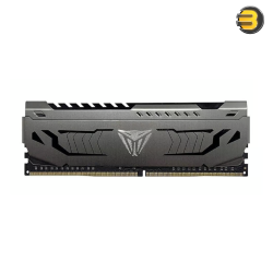 Patriot Viper Steel 32GB (1x32GB) DDR4 3200MHz CL16 Single-Channel RAM – High-Capacity Gaming Memory with Aluminum Heatsink, XMP 2.0 Support, and Low Latency for Intel/AMD Systems